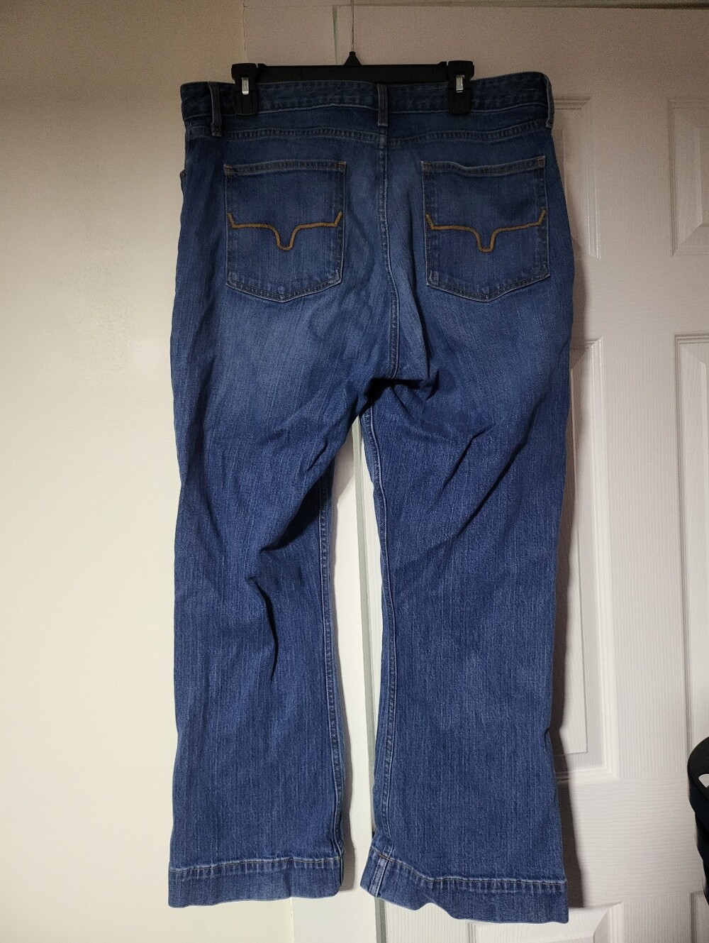 Kimes Ranch Womens Jennifer Ultra High Rise Wide Flare Mid Wash Jeans Size 16 30 - Picture 9 of 12